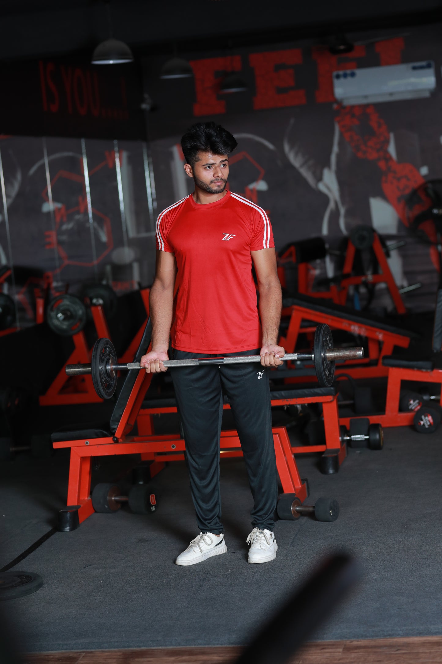 RED & BLACK SUMMER TRACKSUIT