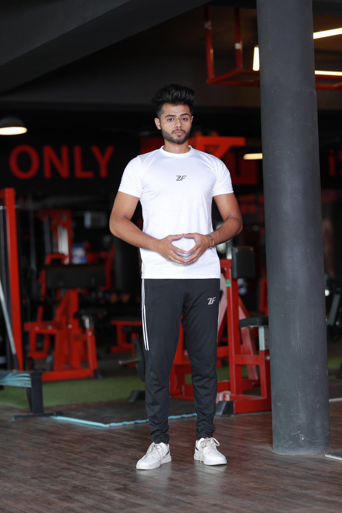 WHITE & BLACK SUMMER TRACKSUIT