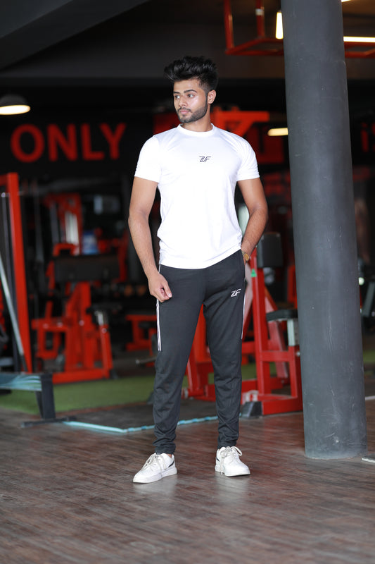 WHITE & BLACK SUMMER TRACKSUIT
