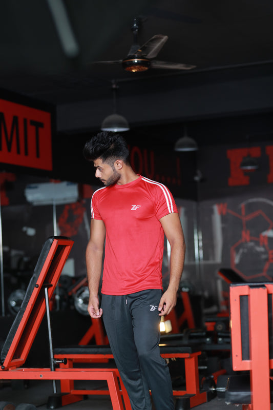 RED & BLACK SUMMER TRACKSUIT