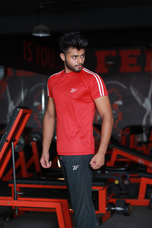 RED & BLACK SUMMER TRACKSUIT