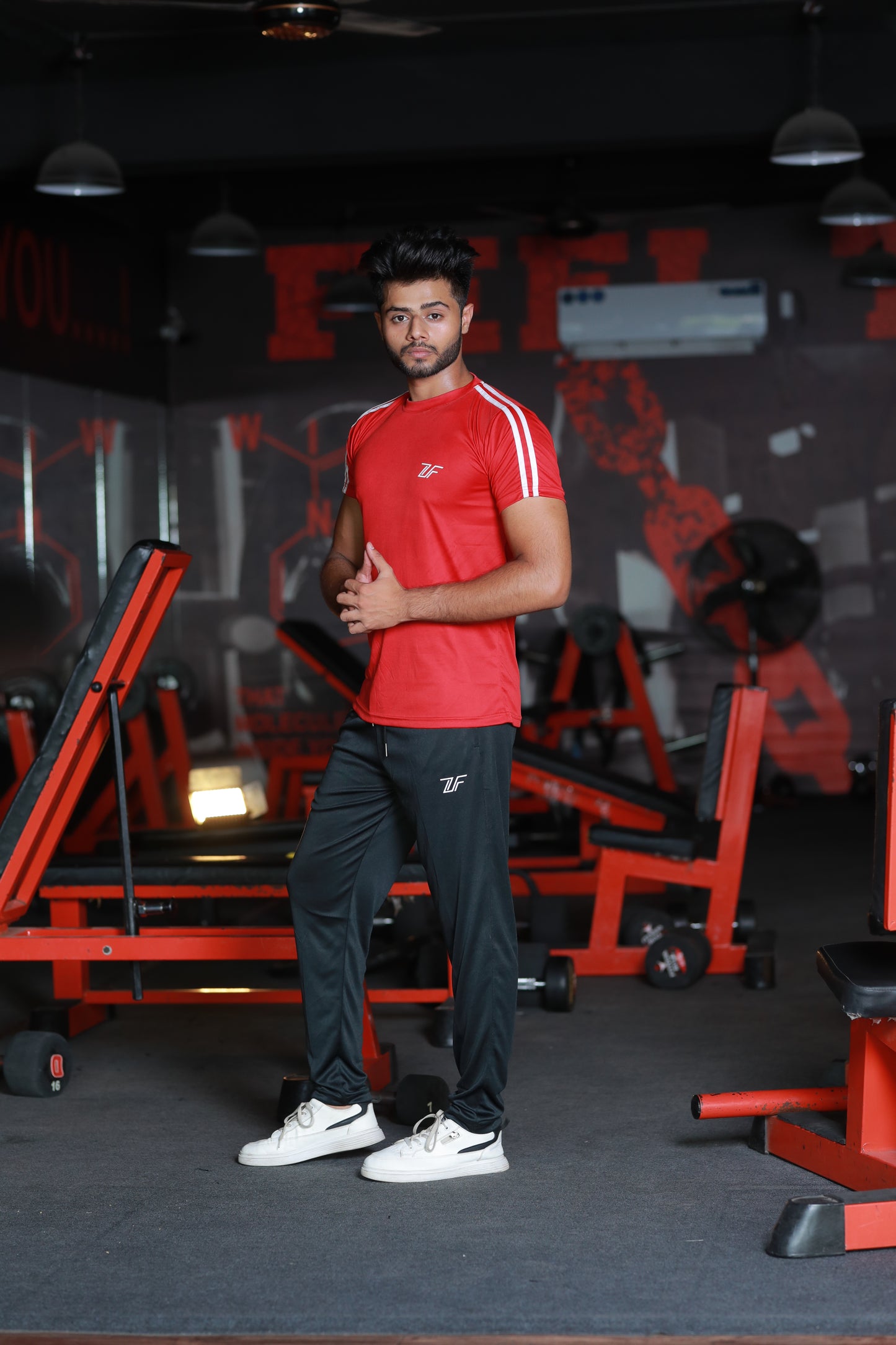 RED & BLACK SUMMER TRACKSUIT