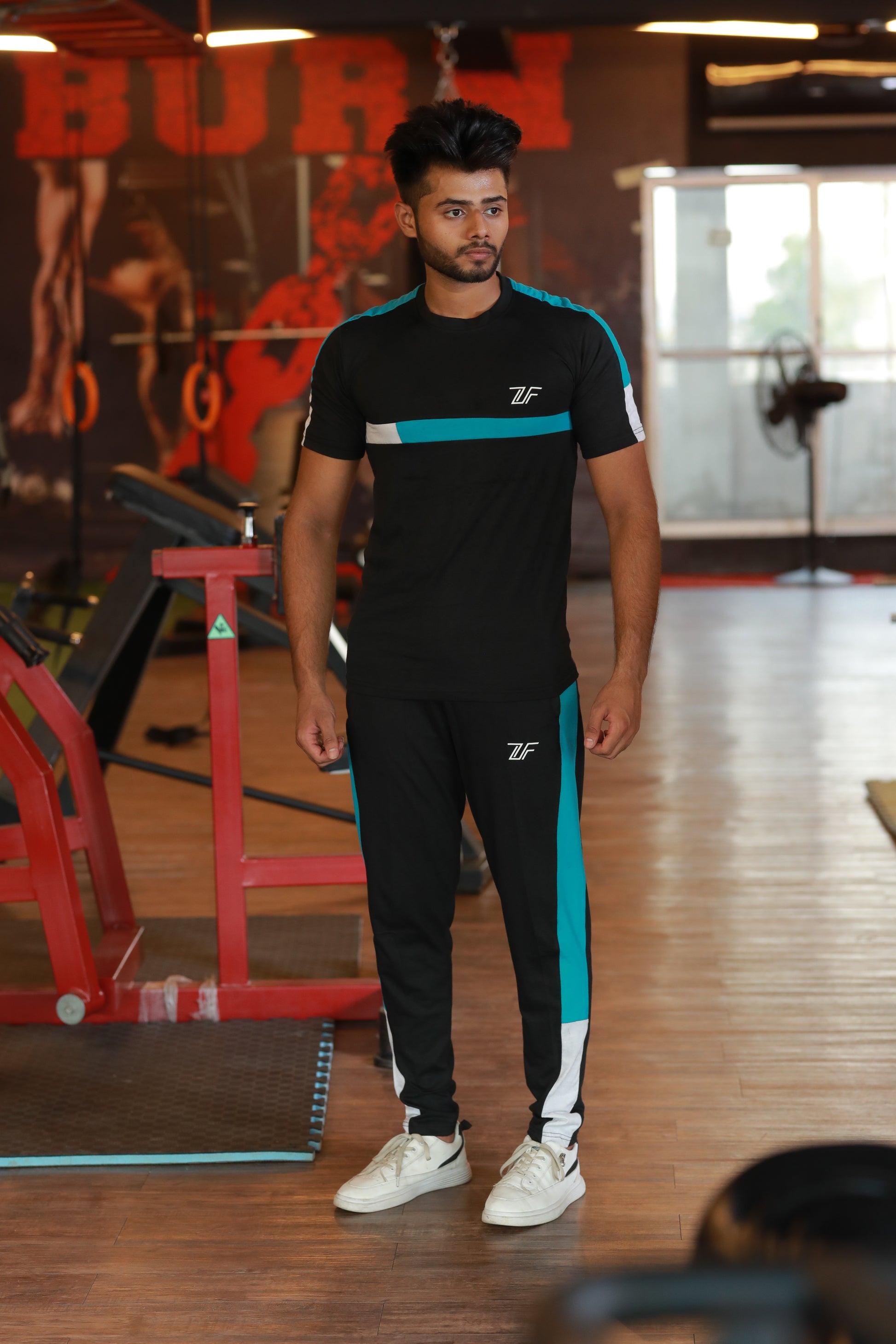 2 COLOR BLACK SUMMER TRACKSUIT